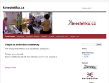 Tablet Screenshot of kinestetika.cz